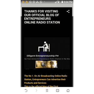 Diligent Entrepreneurship Radio